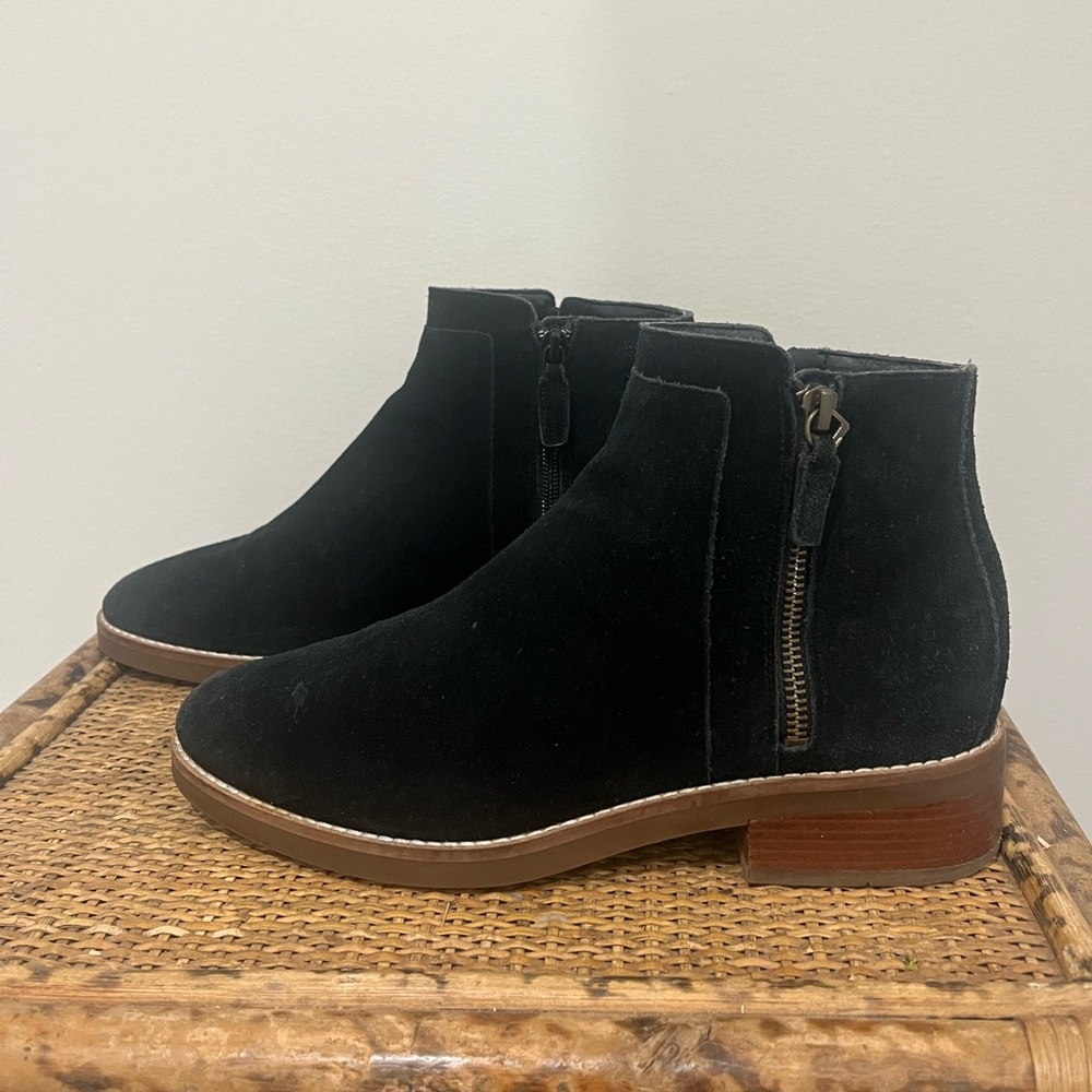 Women’s Cole Haan black suede booties